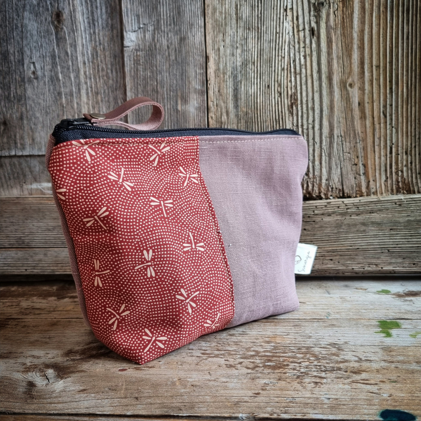 Mugo trousse da viaggio viola bordeaux