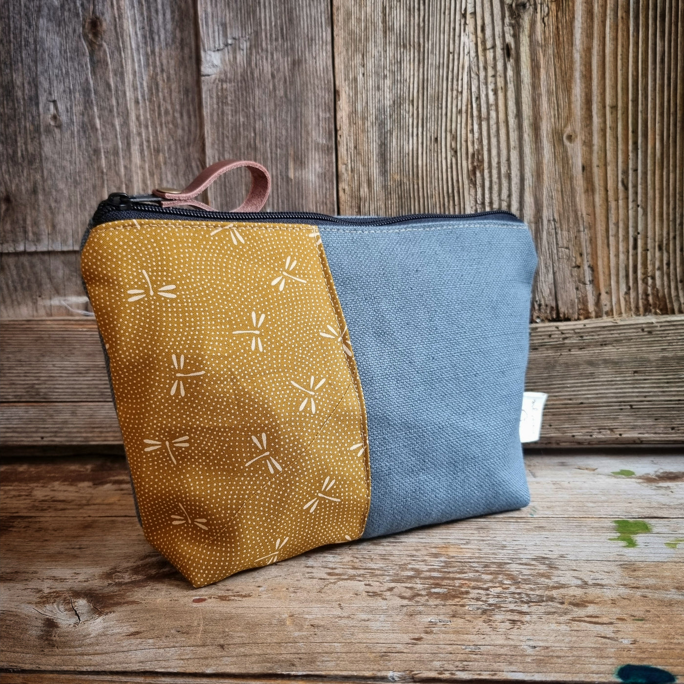 Mugo trousse da viaggio ardesia ocra