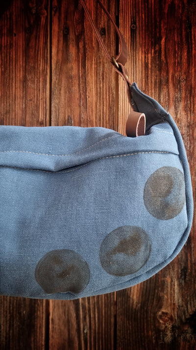 LUNA borsa a tracolla morbida blu