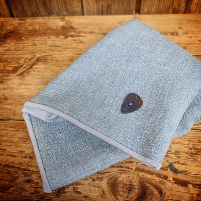 Nido scaldacollo azzurro