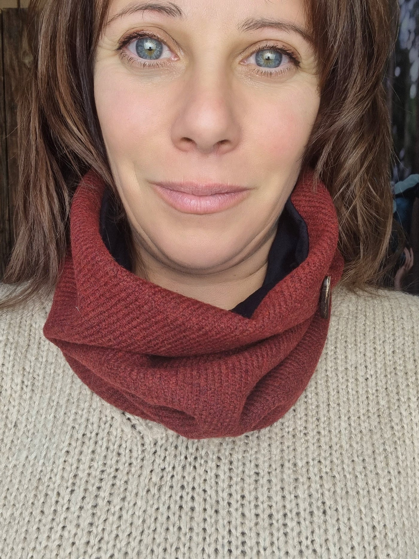 Nido scaldacollo bordeaux